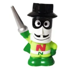 ナガネギマン【アンパンマン】指人形 ソフビ フィギュア マスコット 当時品 レア