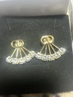 Dior クリスタルピアス 極美品