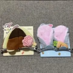 miniso ディズニー ニック＆ジュディヘアピン セット