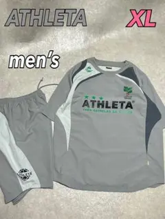 美品 ATHLETA アスレタ プラクティスシャツ XL セットアップ グレー