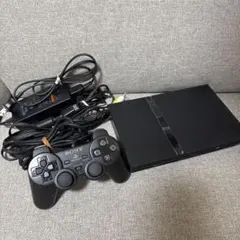 ア*ン様 【ジャンク】PS2 薄型 SCPH-75000 本体+コントローラー