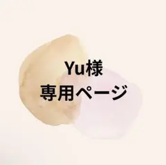 Yu様専用ページ