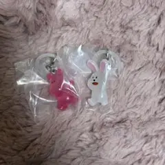 たべっ子どうぶつ めじるしアクセサリー ガチャ うさぎ かば