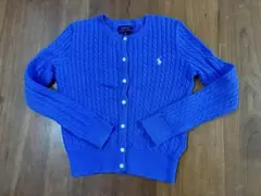 Polo Ralph Lauren 青 カーディガン S/P (7)