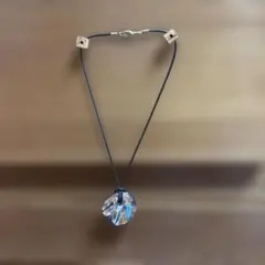 多色クリスタルペンダントネックレス