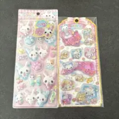 キャンディツインズ　ぷにぷに肉球シール ハッピーマーチ　ウォーターインシール