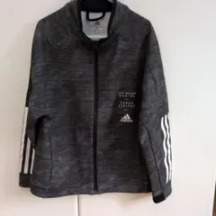 adidas ジップアップジャケット 130cm グレー