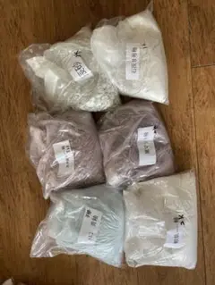 陶芸　釉薬　トルコ青釉、鮫肌釉、茶伊羅保釉、黒マット釉、辰砂釉、石灰８号釉セット