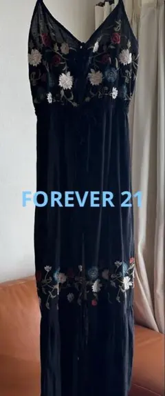 お値下げ　新品未使用FOREVER 21 ロング丈キャミワンピースL