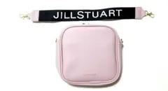 JILLSTUARTロゴストラップつきピンクバッグ未開封