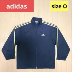 adidas 長袖 薄手 ウィンドブレーカージャケット　Oサイズ　ブラック