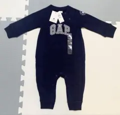 【新品未使用タグ付き】GAP ネイビー ロンパース 70cm 8-12ヶ月