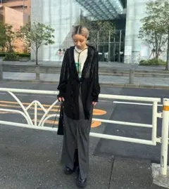 RUFFLE FRILL CHIFFON BLOUSE AMERIのサムネイル