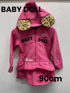 ベビードール　ミニー豹柄ワンピース　90cm