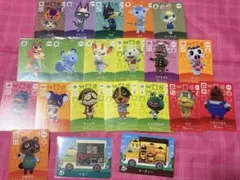 あつまれどうぶつの森amiibo 21枚 パッチ ジャック ロボ ミッチェル