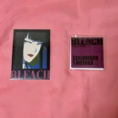 【本日限定価格】BLEACH ブロマイド スクエア缶バッジ 千手丸 2点セット