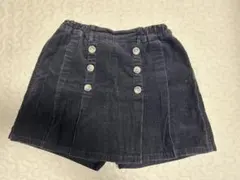 ALGY コーデュロイ黒ショートパンツ 150