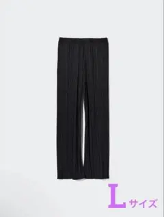 ユニクロ プリーツストレートパンツ ウエストゴム