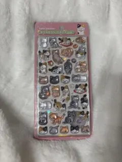 【正規品】和柄 ボンボンドロップシール 和猫