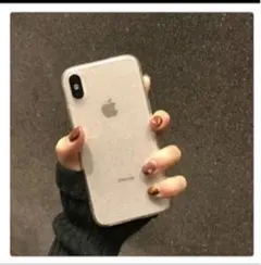 iPhoneケース　可愛い　シンプル　ラメ　キラキラ　iPhoneカバー