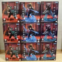 鬼滅の刃　Xross Link フィギュア　炭治郎　冨岡義勇　猗窩座　９個セット