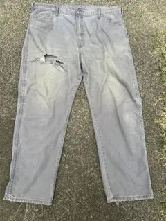 Dickies 00s ワイドデニム グレー フェード Y2K バギーパンツ