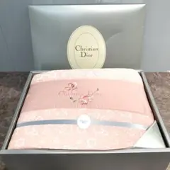 s1745 未使用 クリスチャンディオール 掛け布団 Dior 花柄 ピンク