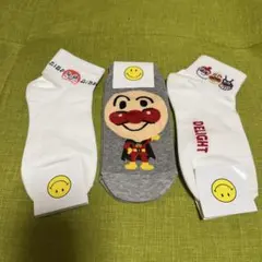アンパンマン ソックス 3足セット