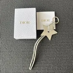 Dior 星型レザーキーホルダー