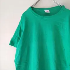 Hanes　ヘインズ　無地Tシャツ　グリーンのサムネイル