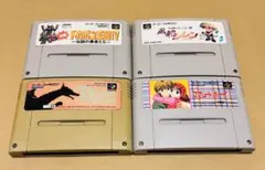 【スーパーファミコンソフト4本セット・任天堂・ファミコン】dor