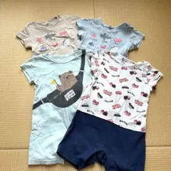 90cm 半袖ロンパース　まとめ売り
