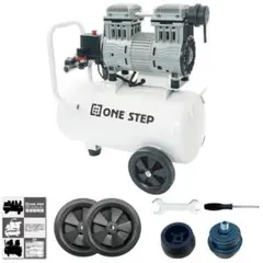エアーコンプレッサー 静音 100v 小型 30L ホワイトX2226 - メルカリ