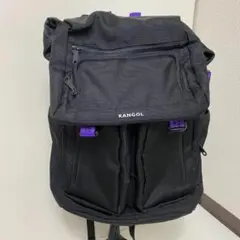 ★美品 KANGOL 黒 リュック バックパック ブラック