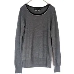 【グリーンレーベルリラクシング】長袖ニット　Мサイズ　38　秋冬　毛100%