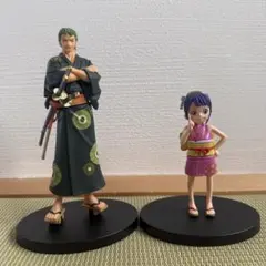 ワンピース フィギュア ワノ国　ゾロ　お玉　錦えもん　3点セットのサムネイル
