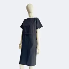 2024AW/ADOREアドーアボタンベルト/バイカラーワンピース/オケージョン 
