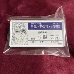 鬼滅の刃 鬼滅展 吾峠呼世晴 原画展 名札バッジ 宇髄天元 中高一貫キメツ学園