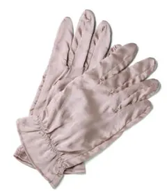 シルク ナイトグローブ ピンク　手袋　保湿