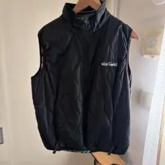 WILD THINGS リバーシブルベスト ブラック ストライプ