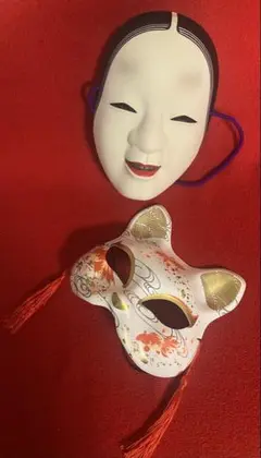 小面(こおもて)＆ 猫面’白色に紅金魚「ゆすら様」への専用ページ
