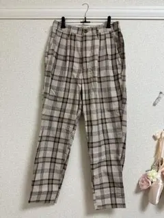 WEGO チェックパンツ