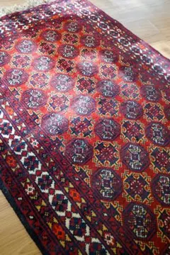 107×67cm　アフガニスタン 絨毯手織り ホジャ ロシュナイ トライバルラグ