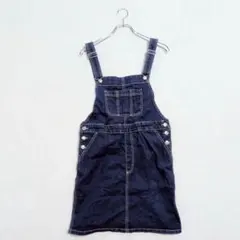 コルザ デニムジャンパースカート ストレッチ M インディゴ 可愛い ナチュラルのサムネイル
