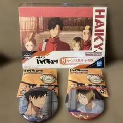 ハイキュー トレーディング缶バッジ 一番くじ 音駒 3点セット