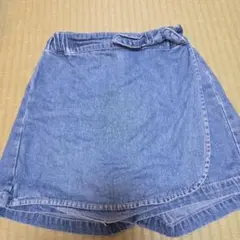 coca デニムラップスタイル半ズボン 130