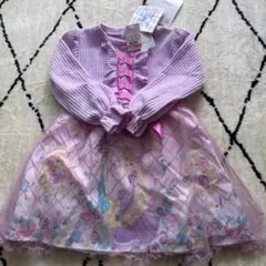 エコネコ しまむら ラプンツェル ワンピース 110 新品