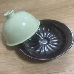 タジン鍋 陶器製 パステルグリーン×ブラックのサムネイル