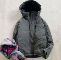 美品　アーバンリサーチサニーレーベル　フーディーダウンジャケット　カーキ