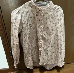 earth music&ecology 花柄長袖シャツ